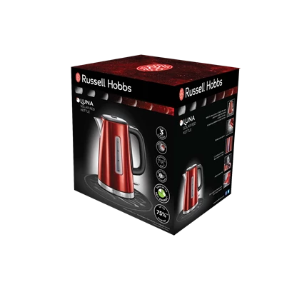 Russell Hobbs 23210-70/RH Luna 1,7L-es piros vízforraló Russell Hobbs 23210-70/RH Luna 1,7L-es piros vízforraló