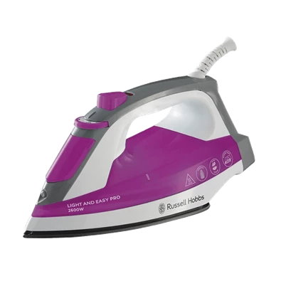 Russell Hobbs 23591-56/RH Light and Easy Pro lila gőzölős vasaló Russell Hobbs 23591-56/RH Light and Easy Pro lila gőzölős vasaló