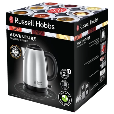 Russell Hobbs 23912-70 Adventure 1,7L-es inox vízforraló Russell Hobbs 23912-70 Adventure 1,7L-es inox vízforraló