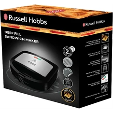 Russell Hobbs 24530-56 Cook@Home inox-fekete szendvicssütő