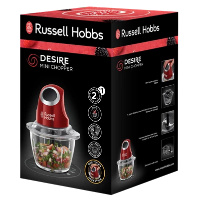 Russell Hobbs 24660-56 Desire piros mini aprító Russell Hobbs 24660-56 Desire piros mini aprító