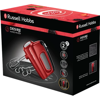 Russell Hobbs 24670-56 Desire piros kézi mixer Russell Hobbs 24670-56 Desire piros kézi mixer