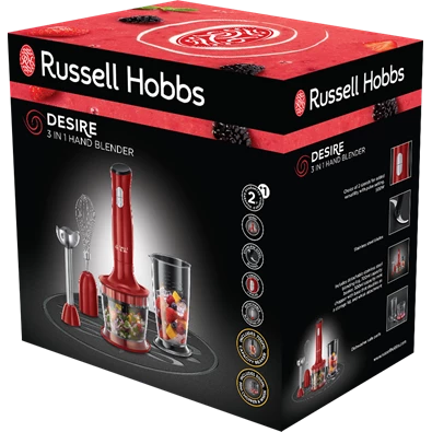 Russell Hobbs 24700-56 Desire 3in1 piros botmixer Russell Hobbs 24700-56 Desire 3in1 piros botmixer
