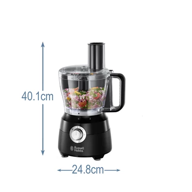 Russell Hobbs 24732-56/RH Matte Black fekete konyhai robotgép Russell Hobbs 24732-56/RH Matte Black fekete konyhai robotgép