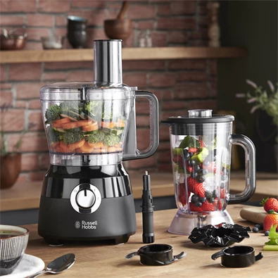 Russell Hobbs 24732-56/RH Matte Black fekete konyhai robotgép Russell Hobbs 24732-56/RH Matte Black fekete konyhai robotgép