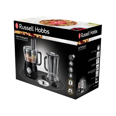 Russell Hobbs 24732-56/RH Matte Black fekete konyhai robotgép Russell Hobbs 24732-56/RH Matte Black fekete konyhai robotgép