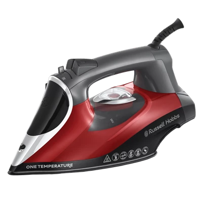 Russell Hobbs 25090-56 One Temperature piros gőzölős vasaló Russell Hobbs 25090-56 One Temperature piros gőzölős vasaló