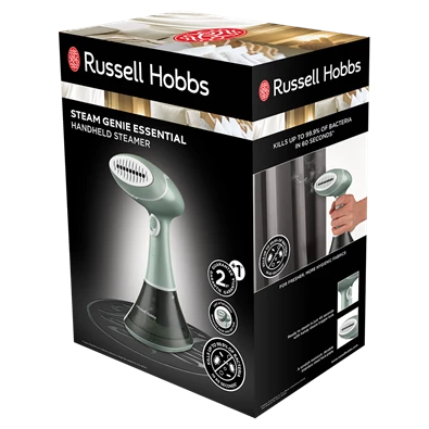 Russell Hobbs 25592-56/RH Steam Genie Essential pasztellzöld kézi ruhagőzölő Russell Hobbs 25592-56/RH Steam Genie Essential pasztellzöld kézi ruhagőzölő