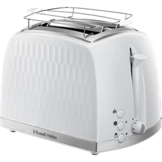 Russell Hobbs 26060-56/RH Honeycomb fehér 2 szeletes kenyérpirító Russell Hobbs 26060-56/RH Honeycomb fehér 2 szeletes kenyérpirító