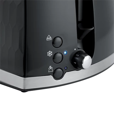 Russell Hobbs 26061-56/RH Honeycomb fekete 2 szeletes kenyérpirító Russell Hobbs 26061-56/RH Honeycomb fekete 2 szeletes kenyérpirító