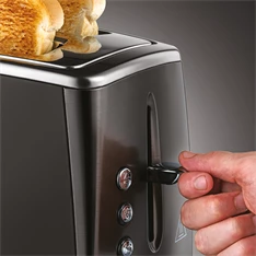 Russell Hobbs 26150-56/RH Matte Black fekete 2 szeletes kenyérpirító Russell Hobbs 26150-56/RH Matte Black fekete 2 szeletes kenyérpirító