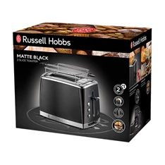 Russell Hobbs 26150-56/RH Matte Black fekete 2 szeletes kenyérpirító Russell Hobbs 26150-56/RH Matte Black fekete 2 szeletes kenyérpirító