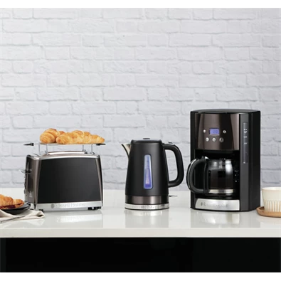 Russell Hobbs 26150-56/RH Matte Black fekete 2 szeletes kenyérpirító Russell Hobbs 26150-56/RH Matte Black fekete 2 szeletes kenyérpirító