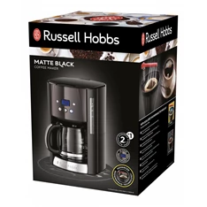 Russell Hobbs 26160-56/RH Matte Black fekete 12 személyes filteres kávéfőző Russell Hobbs 26160-56/RH Matte Black fekete 12 személyes filteres kávéfőző