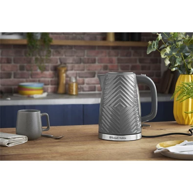 Russell Hobbs 26382-70/RH Groove 1,7L-es szürke vízforraló Russell Hobbs 26382-70/RH Groove 1,7L-es szürke vízforraló