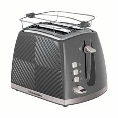 Russell Hobbs 26392-56/RH Groove szürke 2 szeletes kenyérpirító Russell Hobbs 26392-56/RH Groove szürke 2 szeletes kenyérpirító