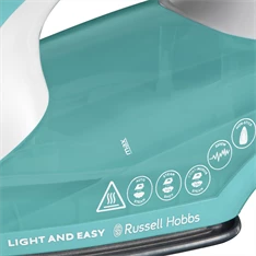 Russell Hobbs 26470-56/RH Light&Easy türkizkék-fehér gőzölős vasaló Russell Hobbs 26470-56/RH Light&Easy türkizkék-fehér gőzölős vasaló