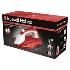 Russell Hobbs 26481-56/RH Light&Easy Brights Apple piros-fehér gőzölős vasaló Russell Hobbs 26481-56/RH Light&Easy Brights Apple piros-fehér gőzölős vasaló