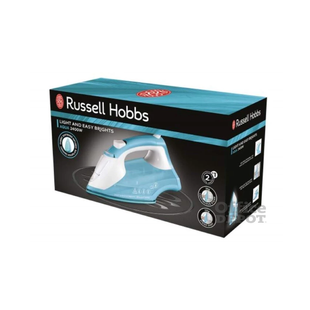 Russell Hobbs 26482-56/RH Light&Easy Brights Aqua türkizkék gőzölős vasaló