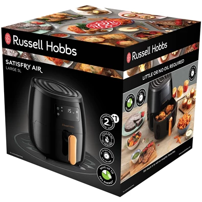 Russell Hobbs 26510-56/RH SatisFry Air fekete 5L forrólevegős sütő (air fryer/airfryer) Russell Hobbs 26510-56/RH SatisFry Air fekete 5L forrólevegős sütő (air fryer/airfryer)