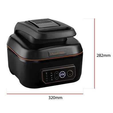 Russell Hobbs 26520-56/RH SatisFry Air&Grill fekete 5,5 L multifunkciós forrólevegős sütő