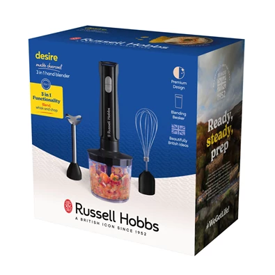 Russell Hobbs 27141-56/RH Desire Matte Charcoal 3 in 1 botmixer Russell Hobbs 27141-56/RH Desire Matte Charcoal 3 in 1 botmixer