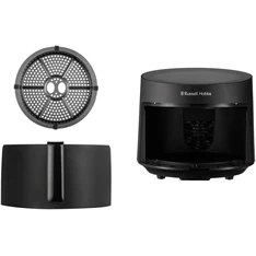 Russell Hobbs 27420-56/RH Panoramic airfryer fekete 5 L forrólevegős sütő Russell Hobbs 27420-56/RH Panoramic airfryer fekete 5 L forrólevegős sütő