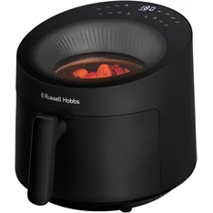 Russell Hobbs 27420-56/RH Panoramic airfryer fekete 5 L forrólevegős sütő Russell Hobbs 27420-56/RH Panoramic airfryer fekete 5 L forrólevegős sütő