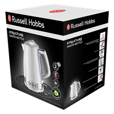 Russell Hobbs 28080-70/RH Structure 1,7L-es fehér vízforraló Russell Hobbs 28080-70/RH Structure 1,7L-es fehér vízforraló