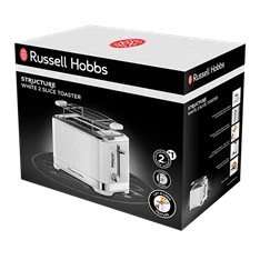 Russell Hobbs 28090-56/RH Structure fehér 2 szeletes kenyérpirító Russell Hobbs 28090-56/RH Structure fehér 2 szeletes kenyérpirító