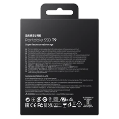 SAMSUNG Portable SSD T9 USB 3.2 Gen 2x2 1TB, Black