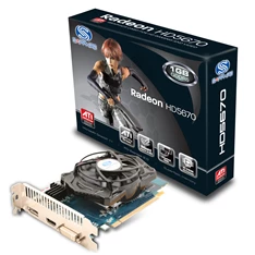 SAPPHIRE HD/5670/1GB/GDDR5/PCI-E/HDMI/DVI-I/DP/Lite/ AMD GDDR5 1GBB 128bit PCIe videokártya
