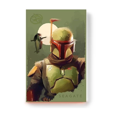 SEAGATE FireCuda Star Wars Boba Fett 2,5" 2TB USB 3.0 külső winchester SEAGATE FireCuda Star Wars Boba Fett 2,5" 2TB USB 3.0 külső winchester