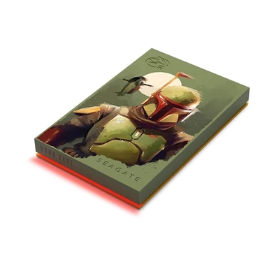 SEAGATE FireCuda Star Wars Boba Fett 2,5" 2TB USB 3.0 külső winchester SEAGATE FireCuda Star Wars Boba Fett 2,5" 2TB USB 3.0 külső winchester