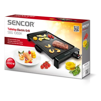 Sencor SBG 106BK fekete kontaktgrill Sencor SBG 106BK fekete kontaktgrill