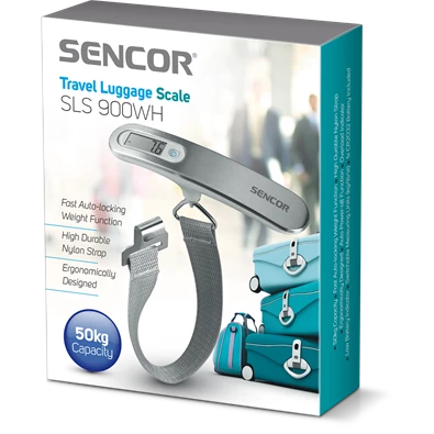 Sencor SLS 900WH bőröndmérleg Sencor SLS 900WH bőröndmérleg