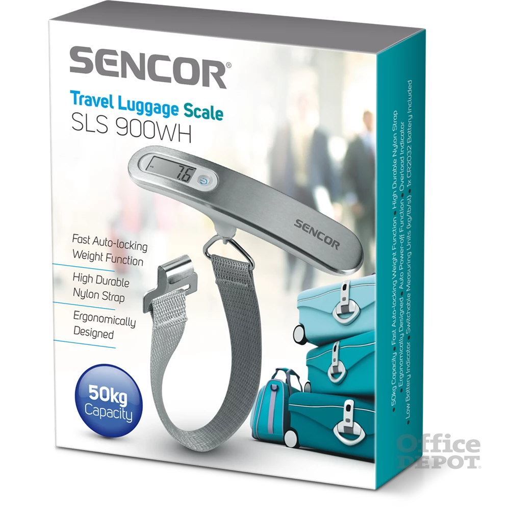 Sencor SLS 900WH bőröndmérleg