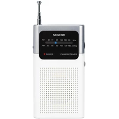 SENCOR SRD 1100W fehér zsebrádió SENCOR SRD 1100W fehér zsebrádió