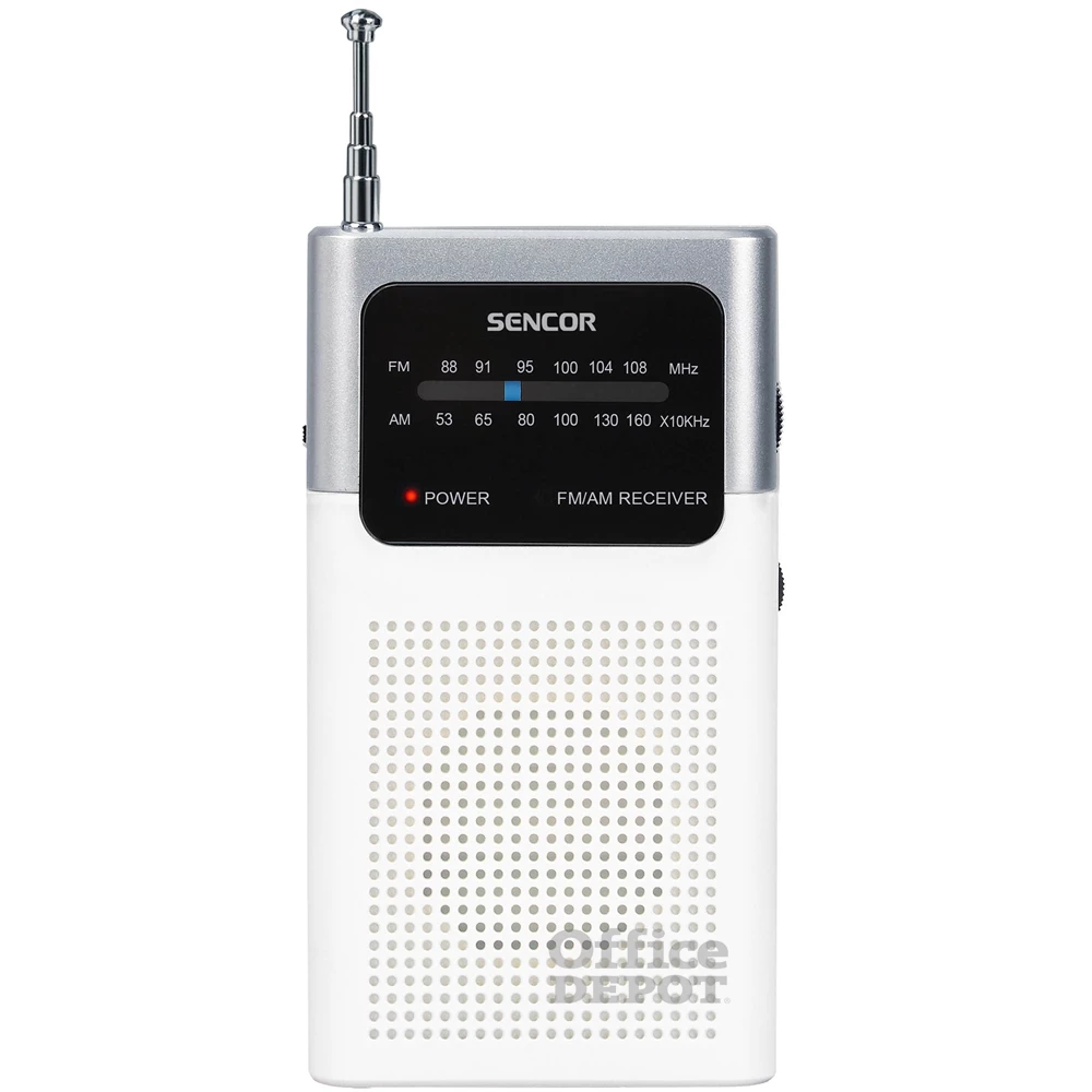 SENCOR SRD 1100W fehér zsebrádió