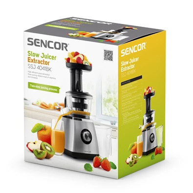 Sencor SSJ 4041BK fekete-ezüst gyümölcsprés Sencor SSJ 4041BK fekete-ezüst gyümölcsprés