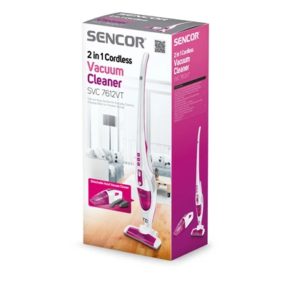 SENCOR SVC 7612VT 2 az 1-ben akkus álló porszívó SENCOR SVC 7612VT 2 az 1-ben akkus álló porszívó