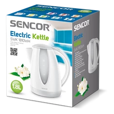 Sencor SWK 1810WH 1,8L-es fehér vízforraló Sencor SWK 1810WH 1,8L-es fehér vízforraló