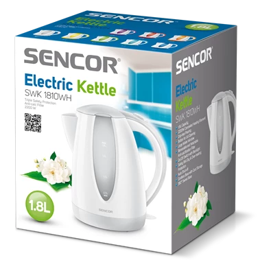 Sencor SWK 1810WH 1,8L-es fehér vízforraló Sencor SWK 1810WH 1,8L-es fehér vízforraló