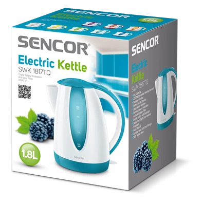 Sencor SWK 1817TQ 1,8L-es kék vízforraló Sencor SWK 1817TQ 1,8L-es kék vízforraló