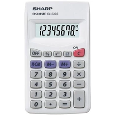 Sharp EL233S alapműveletes zsebszámológép Sharp EL233S alapműveletes zsebszámológép