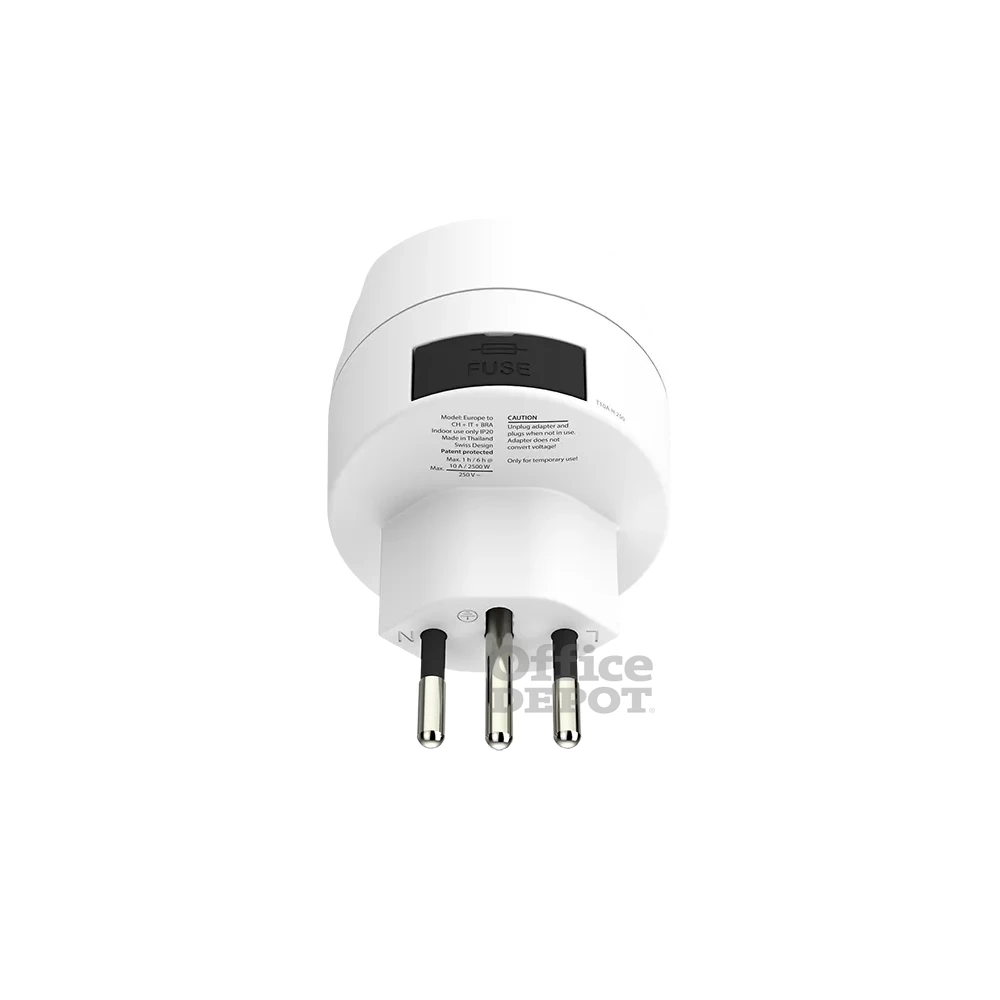 SKROSS (1.500272) Svájc/Olaszország/Brazília utazó adapter