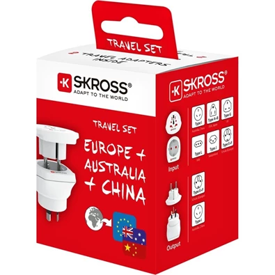 SKROSS 1.500210-E AU/CN/EU fehér átalakító SKROSS 1.500210-E AU/CN/EU fehér átalakító