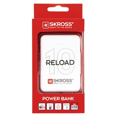SKROSS Reload10 10000mAh USB/microUSB kábellel két kimenettel power bank SKROSS Reload10 10000mAh USB/microUSB kábellel két kimenettel power bank