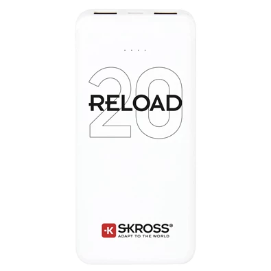 SKROSS Reload20 20000mAh USB/microUSB kábellel két kimenettel power bank SKROSS Reload20 20000mAh USB/microUSB kábellel két kimenettel power bank