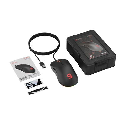 SPC Gear GEM Plus fekete gamer egér SPC Gear GEM Plus fekete gamer egér